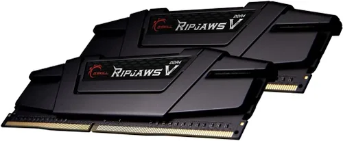 Vista 2 de G.SKILL Ripjaws Serie V (Intel XMP) DDR4 RAM 32 GB (2 x 16 GB) 3200MTs CL16-18-18-38 1.35V Memoria de computadora de escritorio UDIMM - Negro