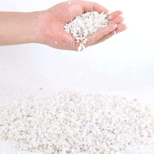 Vista 19 de 18 libras de rocas de grava de guijarros de cactus blanco, piedras de 1/4 pulgada para plantas de interior, rocas decorativas naturales