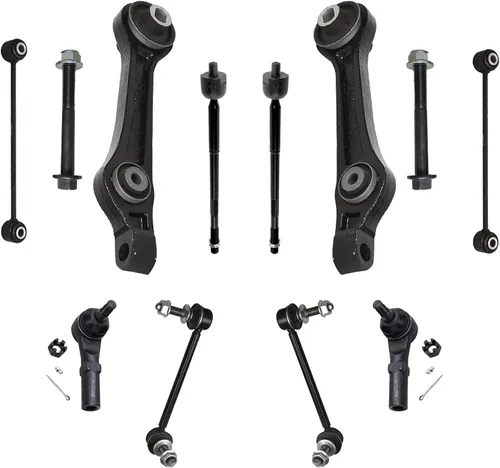 Vista 65 de Detroit Axle - Kit de suspensión frontal de 10 piezas para Dodge Avenger 2008-2014, Chrysler Sebring 2007-2010, 2 brazos de control inferiores, 2