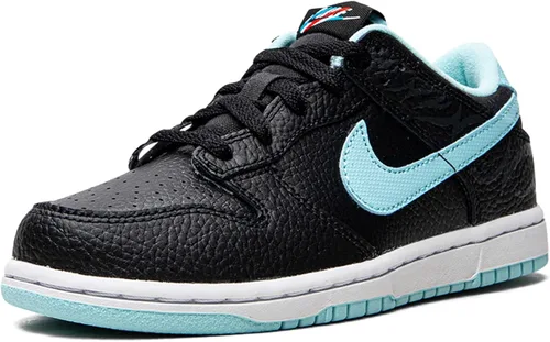 Vista 3 de Nike Preescolar Dunk Low SE (PS) DH9755 001 Barbershop - Talla 3Y, NegroCopa-white-chile, 3 niño
