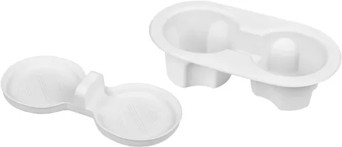 Vista 10 de frani Juego de portavasos (2 piezas) compatible con Tesla Model Y 2021-2026 y Juniper Refresh - Insertos de silicona premium para consola central