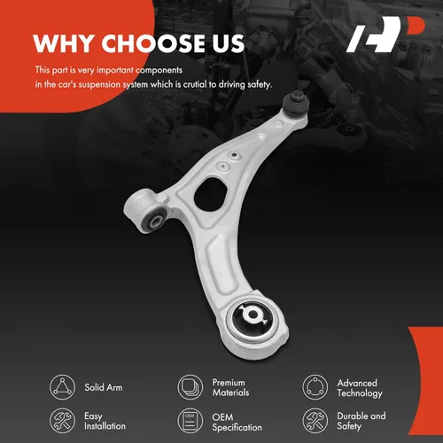 Vista 5 de A-Premium Brazo de control delantero derecho, con rótula y buje, compatible con Ford Escape 2020-2023 y Lincoln Corsair 2020-2023