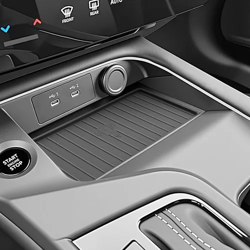 Vista 27 de SKTU 2-Pack for 2026 Volvo XC60 Center Console Organizer for 2026+ Volvo XC60 (Core/Plus/Ultra) Wireless Charging Mat & Console Tray Volvo XC60 2026