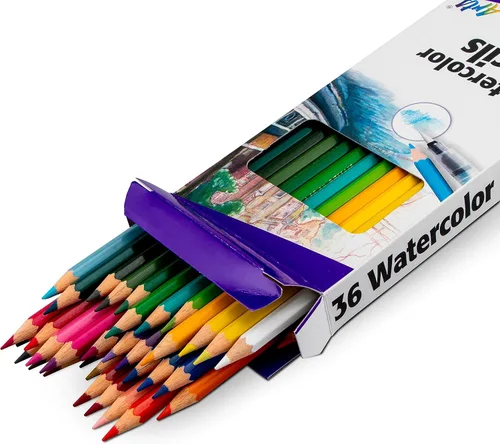 Vista 4 de Pentel Arts - Lápices de colores, colores surtidos, paquete de 36 (CB8-36)