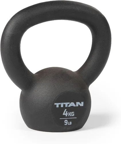 Titan Fitness Pesa rusa de hierro fundido, fundición de una sola pieza, marcas KG y LB, entrenamiento de cuerpo completo