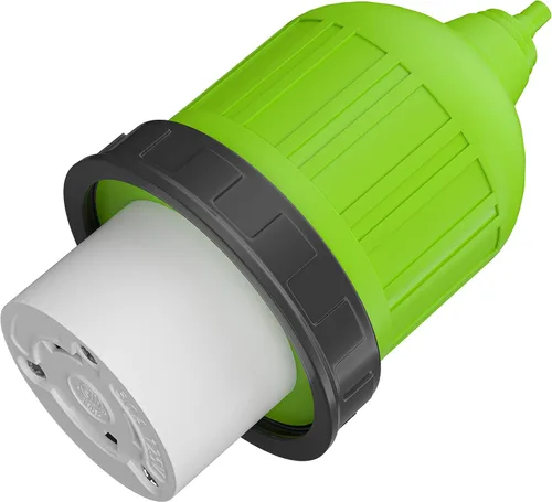 Vista 8 de Leisure Cords - Cable de alimentación para autocaravana de 30 amperios, bloqueo de conector de orilla, extremo de repuesto, cierre giratorio marino