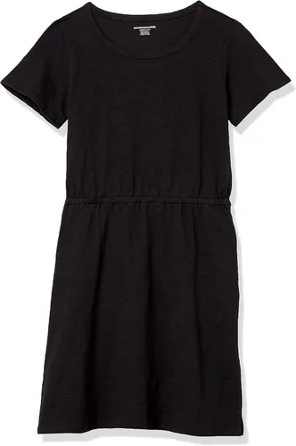 Vista 6 de Tienda Essentials Minidress de algodón de manga corta y cintura elástica para mujer