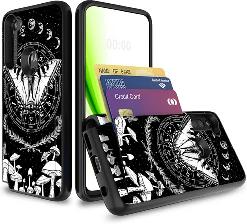 Vista 38 de Funda tipo cartera para Galaxy S20 FE de 6.5 pulgadas con ranura para tarjeta, tarjetas de crédito, tarjetas de crédito, funda para efectivo, doble