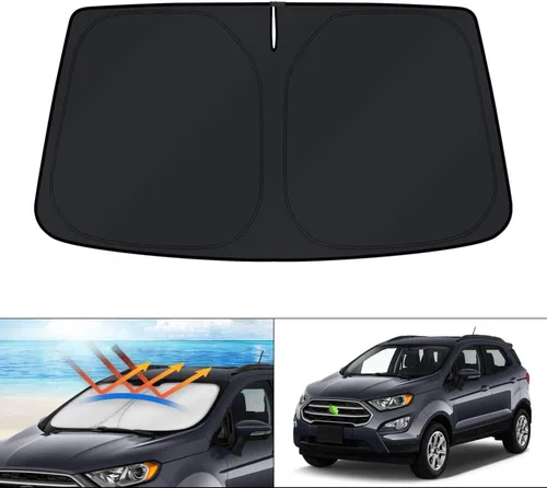 Vista 219 de KUST Parasol para parabrisas para Ford Fusion 2013-2020 2021, accesorios, pantalla de ventana, protector de visera solar, plegable, bloquea