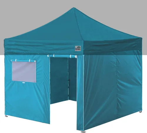 Vista 47 de Eurmax - Kit de paredes con cierre para toldo de 10 x 20 pies, con ventana de malla y puerta enrollables, solo 4 paredes (color blanco)