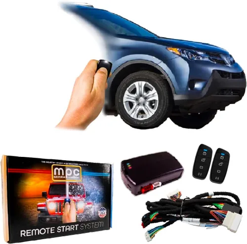 Vista 6 de MPC Kit de arranque remoto compatible con Toyota RAV4 2013-2018 Plug and Play Mandos a distancia de 1 botón incluidos Instalación en 10