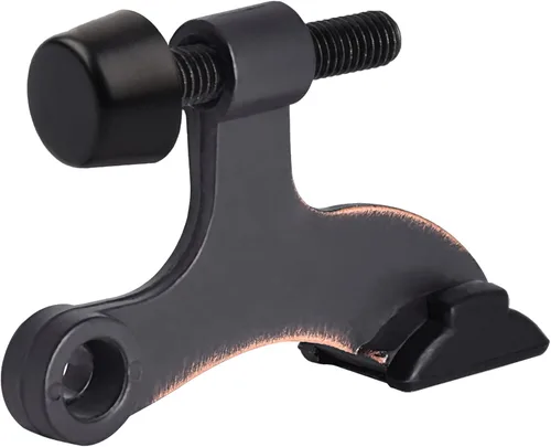 Vista 14 de HOMOTEK Paquete de 2 Topes de Puerta con Pasador de Bisagra de Latón Antiguo, Tope de Puerta Ajustable de Lujo Resistente de 2-1/2"x1-3/4