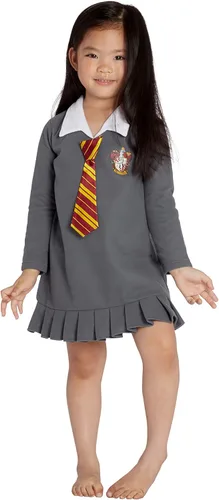 Vista 2 de Harry Potter Hermione Granger Gryffindor Toddler Uniform Tie Pajama Gown