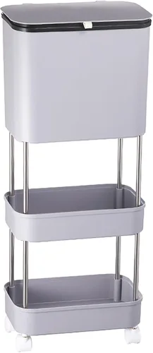 Vista 8 de Contenedor de compostaje para cocina, cocina, compostaje, papelera de cocina, compostador de cocina, papeleras extraíbles, cubos de basura