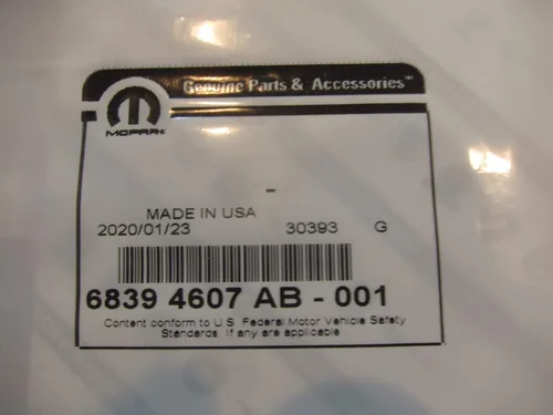 Vista 8 de 2019-2020 Dodge Challenger Emblema de guardabarros delantero izquierdo y derecho Hellcat Redeye OEM