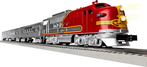 Vista 2 de Lionel Santa Fe Super Chief Electric O Gauge 5.0 - Juego de tren Bluetooth con mando a distancia