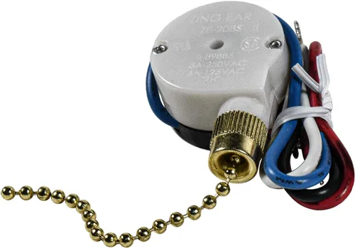 Vista 3 de HQRP Interruptor de ventilador de techo compatible con Zing Ear ZE-208s E89885, Satco 80-1983, Wu Pin LJY209A, Harbor Breeze 33905 Interruptor