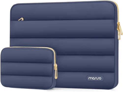 Vista 32 de MOSISO Laptop Case 13.3 inch,13-13.3 inch Puffy Laptop Sleeve Carrying Case Negro