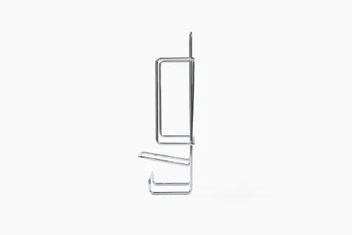 Vista 3 de JERDON Soporte para tabla de planchar y organizador de hierro - Soporte de hierro de acero inoxidable con gancho - J525C