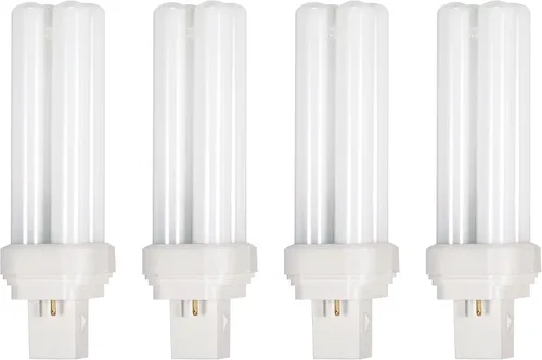 Vista 4 de Satco S6022/02 T5 - Bombilla fluorescente compacta de 2 pines para balastos magnéticos, 28 vatios, color blanco, paquete de 2