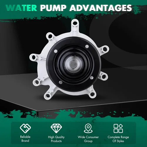 Vista 2 de SCITOO AW7163 Bomba de agua con junta para Dodge Ram 1500 Dakota Durango Jeep Grand Cherokee Commander 3.7L V6 4.7L