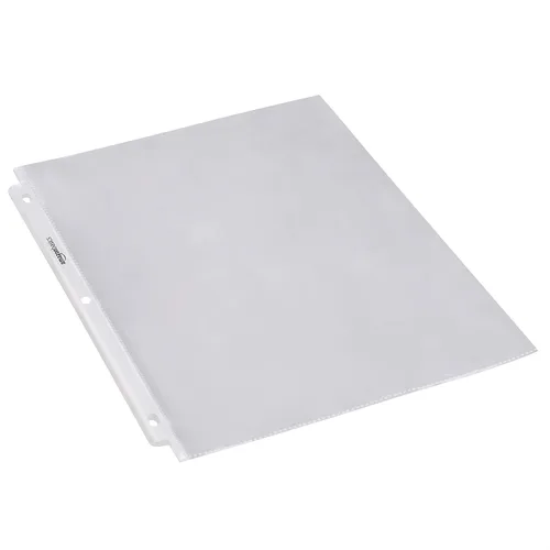 Vista 3 de Yaxa Basics Protectores de hojas resistentes para almacenamiento de páginas, transparentes, paquete de 100