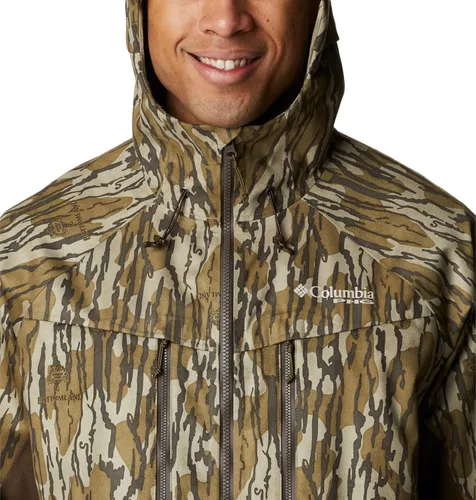 Vista 4 de Columbia Chaqueta de lluvia silenciosa para hombre Trophy Rack