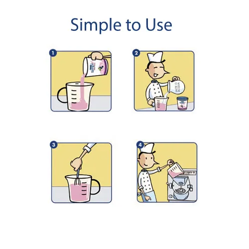 Vista 2 de Blood Orange - Fabbri Gourmet Soft Serve/Gelato Mix, bolsa de 2.75 libras