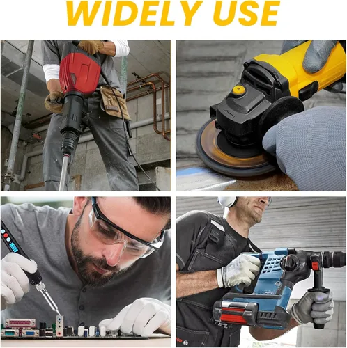 Vista 4 de Casco de soldadura, capucha de soldadura, protección facial de soldadura visible, resistente al calor, resistente a las caídas, máscara protectora