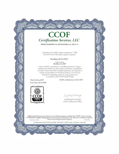 Vista 4 de La Nogalera Organic Pecans - Mitades orgánicas certificadas por USDA en bolsa sellada al vacío de 5 libras, mitades de nuez de nuez de nuez, sin