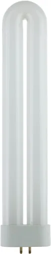 Vista 6 de Sunlite 05145-SU T6 Bombilla fluorescente en forma de U, 8 vatios, luz UV, longitud de onda de color de 365 nm, base GX10q de 4 pines, enchufable