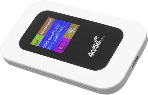 Vista 2 de Keenso Dispositivo de punto de acceso WiFi 4G 5G de bolsillo, Internet de alta velocidad de 300 Mbit/S, conectividad multidispositivo, dispositivo