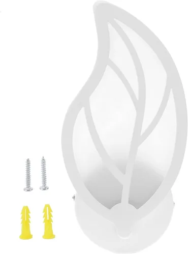 Vista 2 de Hyuduo LED Wall Light Night Lighting Bedroom Lighting Wall Lamp Lighting Unique LeafShaped Design with Acrylic + Iron for Cafe Hall Corridor Indoor
