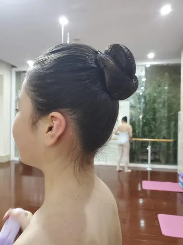 Vista 5 de Horquillas de ballet en forma de U para moño, red invisible para el cabello para mujeres y niñas, accesorios de peinado