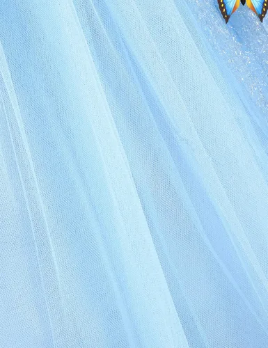 Vista 8 de DOCHEER Disfraz de princesa para niñas pequeñas vestido de fiesta de cosplay 2-12 T