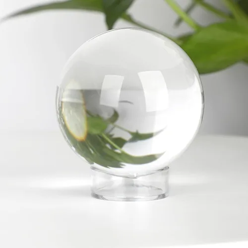 Vista 8 de JUXYES Paquete de 15 soportes de exhibición de esfera transparente, soporte de esfera transparente, soportes de exhibición de plástico pequeños