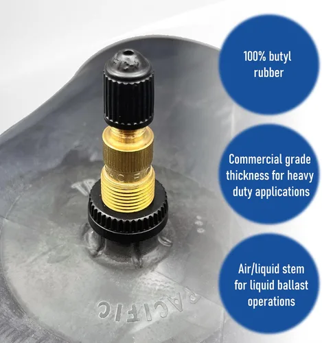 Vista 4 de Tractor de goma Trans Americano/Tubo interno de implementación con vástago de válvula TR-218A (7.5R-24/8.3R-24/9.5R-24)