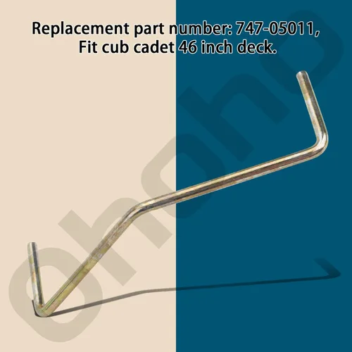 Vista 2 de Ohoho 747-05011 - Barra de sujeción para cinturón de cubierta compatible con Cub Cadet/MTD/Craftsman, compatible con los modelos: LTX 1040, 1042