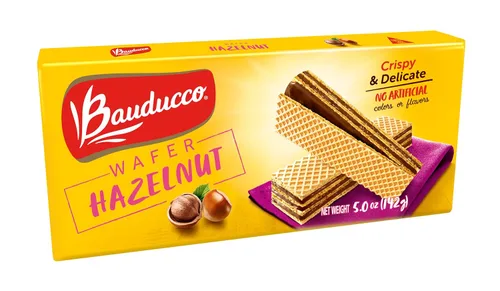Vista 26 de Bauducco Galletas de Chocolate - Obleas Crujientes con 3 Capas Deliciosas, Indulgentes y Lujosas de Crema con Sabor a Chocolate - Dulce y Sabroso