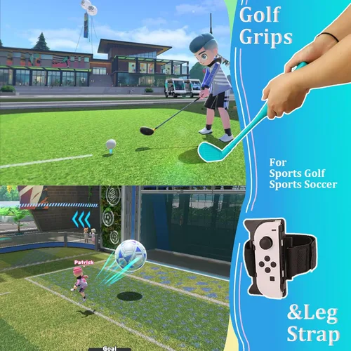 Vista 7 de Accessories for Nintendo Switch Games,Family Party Bundle for Nintendo Switch Sports and Just Dance 2024, Fits Switch and Switch OLED Console