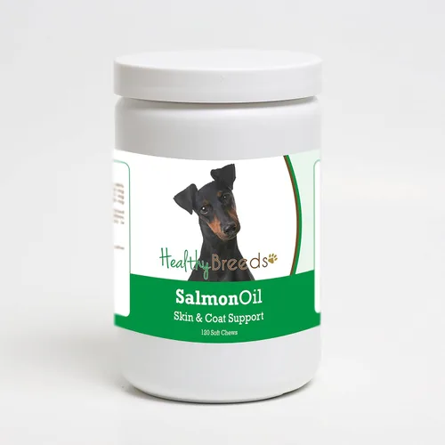 Vista 338 de Healthy Breeds Affenpinscher - Masticables suaves de aceite de salmón, 90