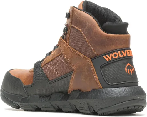 Vista 4 de WOLVERINE Rev Ultraspring DuraShocks CarbonMax Vent Mid Bota Industrial para Hombre