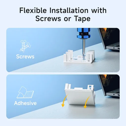 Vista 5 de Cable Matters Caja de montaje en superficie con conector Keystone de 2 puertos con certificación UL, color blanco