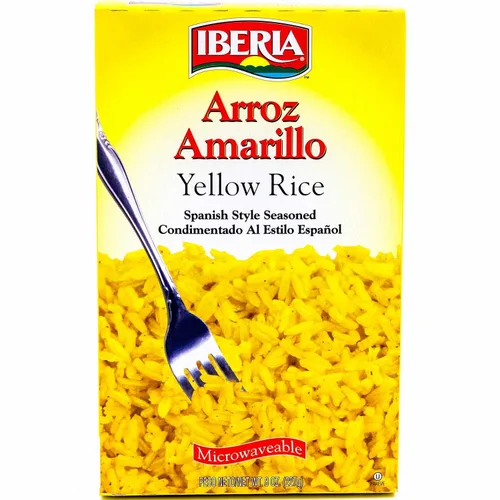 Vista 7 de Iberia Arroz amarillo estilo español, 3.4 libras.
