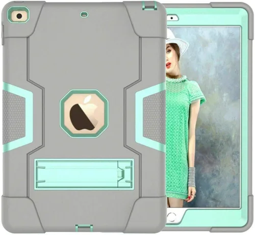 Vista 12 de Compatible con iPad de 8ª generación 10.2 2020, iPad de 7ª generación/iPad de 10.2 pulgadas 2019 híbrido de impacto a prueba de caídas Armor Negro