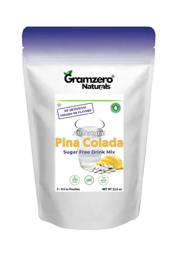 Vista 30 de GramZero Acai - Mezcla de bebida sin azúcar sin calorías, ideal para té cargado de club de nutrición, endulzado con stevia
