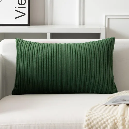 Vista 67 de UGASA - Juego de 2 fundas de almohada de terciopelo a rayas, funda decorativa para cojín con cremallera oculta para el hogar, sofá, dormitorio