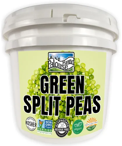 Vista 12 de Palouse Brand Guisantes verdes certificados sin residuos de glifosato 1 libra Sin OMG Kosher