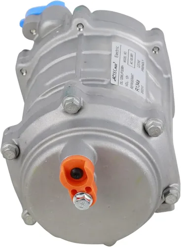 Vista 4 de Universal 12V AC Compresor de aire acondicionado eléctrico automotriz con panel de control externo, compresor automático para R134a