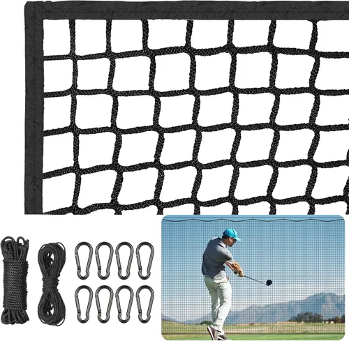 Vista 10 de Heavy Duty Golf Practice Net, High-Impact Golf Hitting Net for Indoor/Outdoor Use